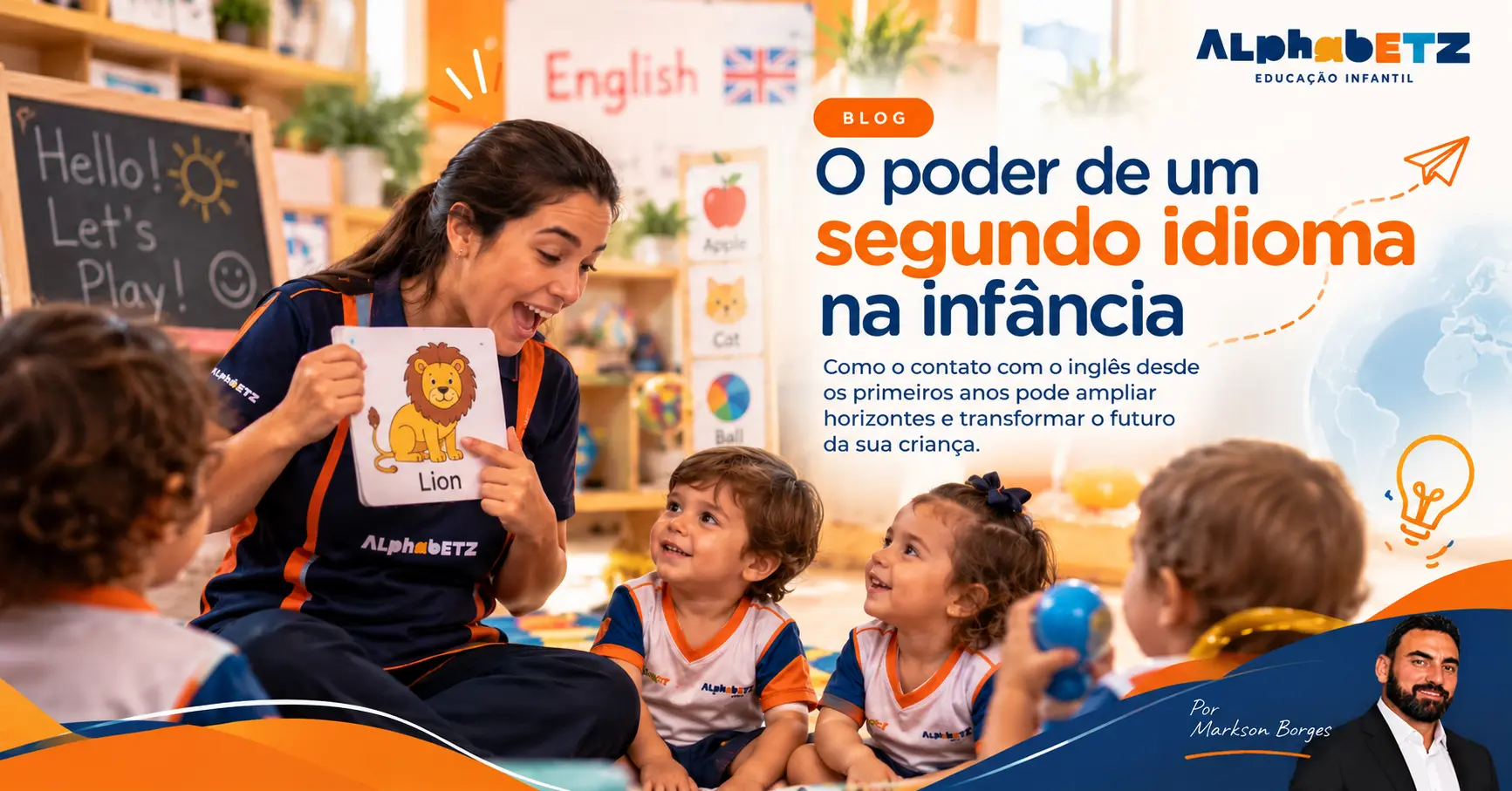 Imagem de capa de Segundo idioma na infância: por que começar cedo pode transformar o futuro da criança?