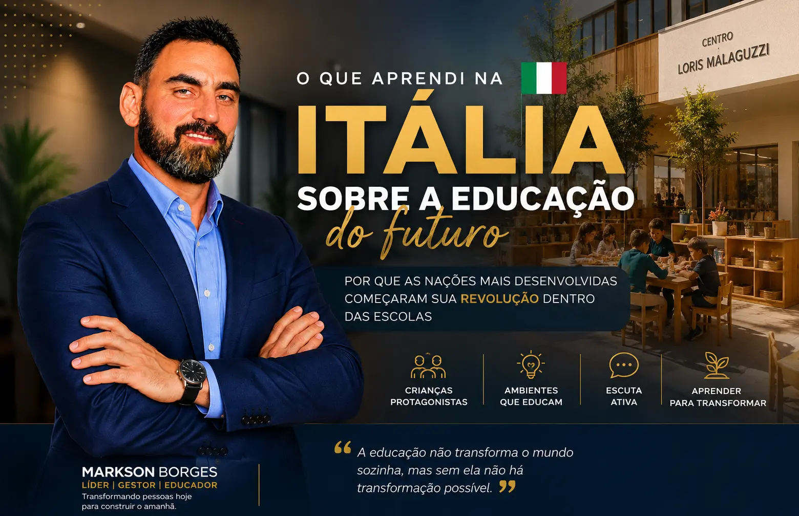 Imagem de capa de O que aprendi na Itália sobre a educação do futuro: por que as nações mais desenvolvidas começaram sua revolução dentro das escolas